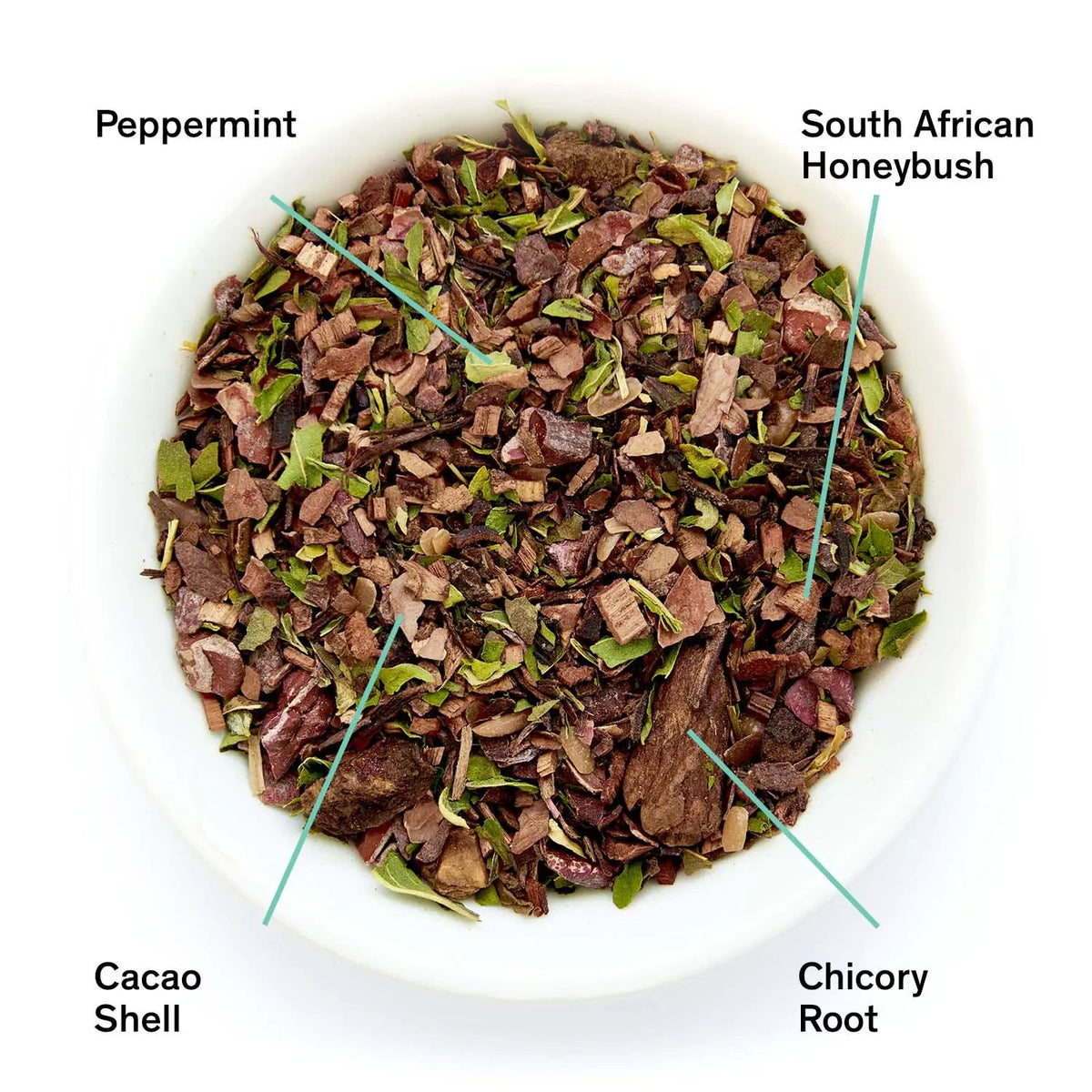 Love Story - Chocolate Mint Herbal Tea (Caffeine Free)
