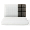 2 Pieces Bamboo Charcoal Memory Foam Pillow for Pain Relief Sleeping