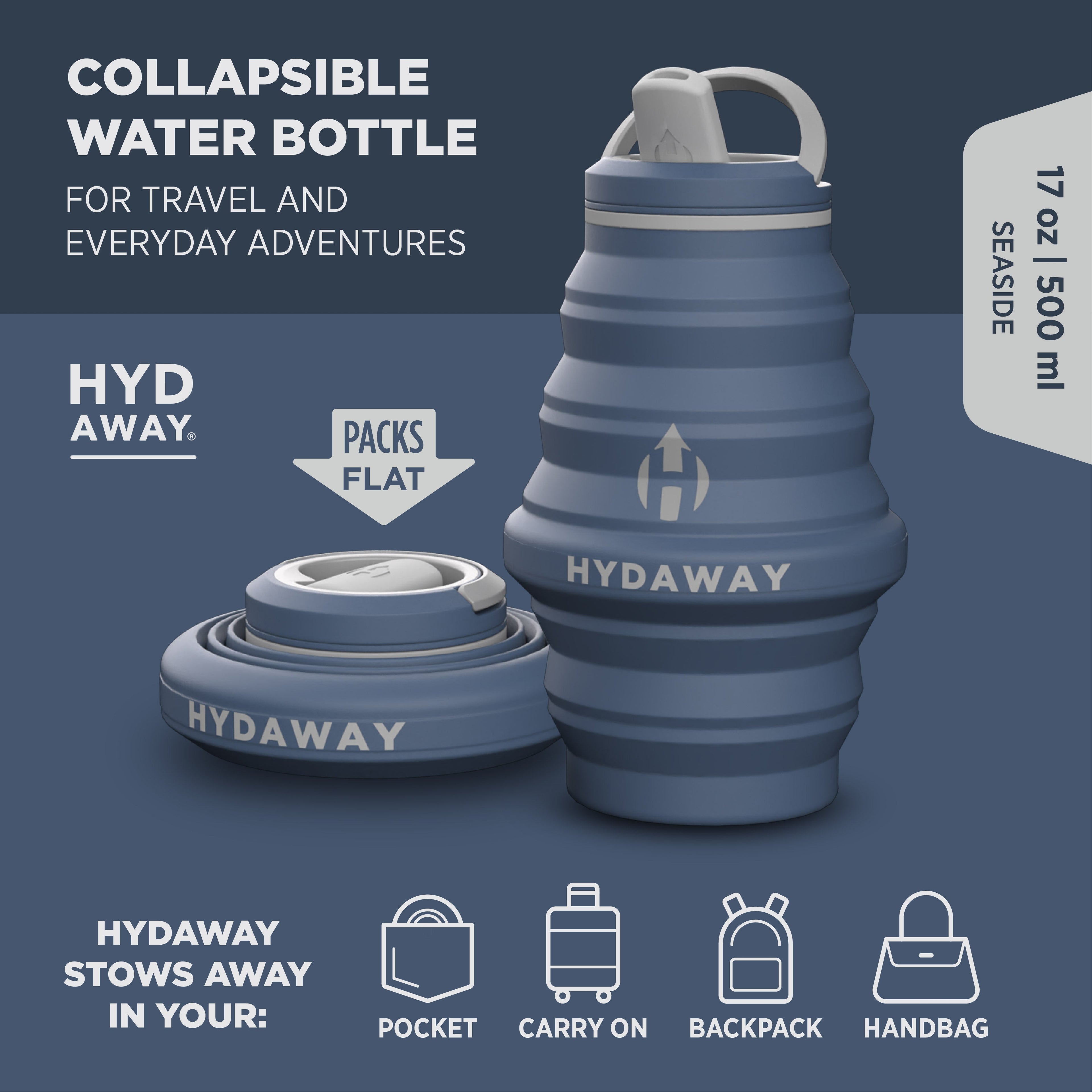 Collapsible Water Bottle | 17oz
