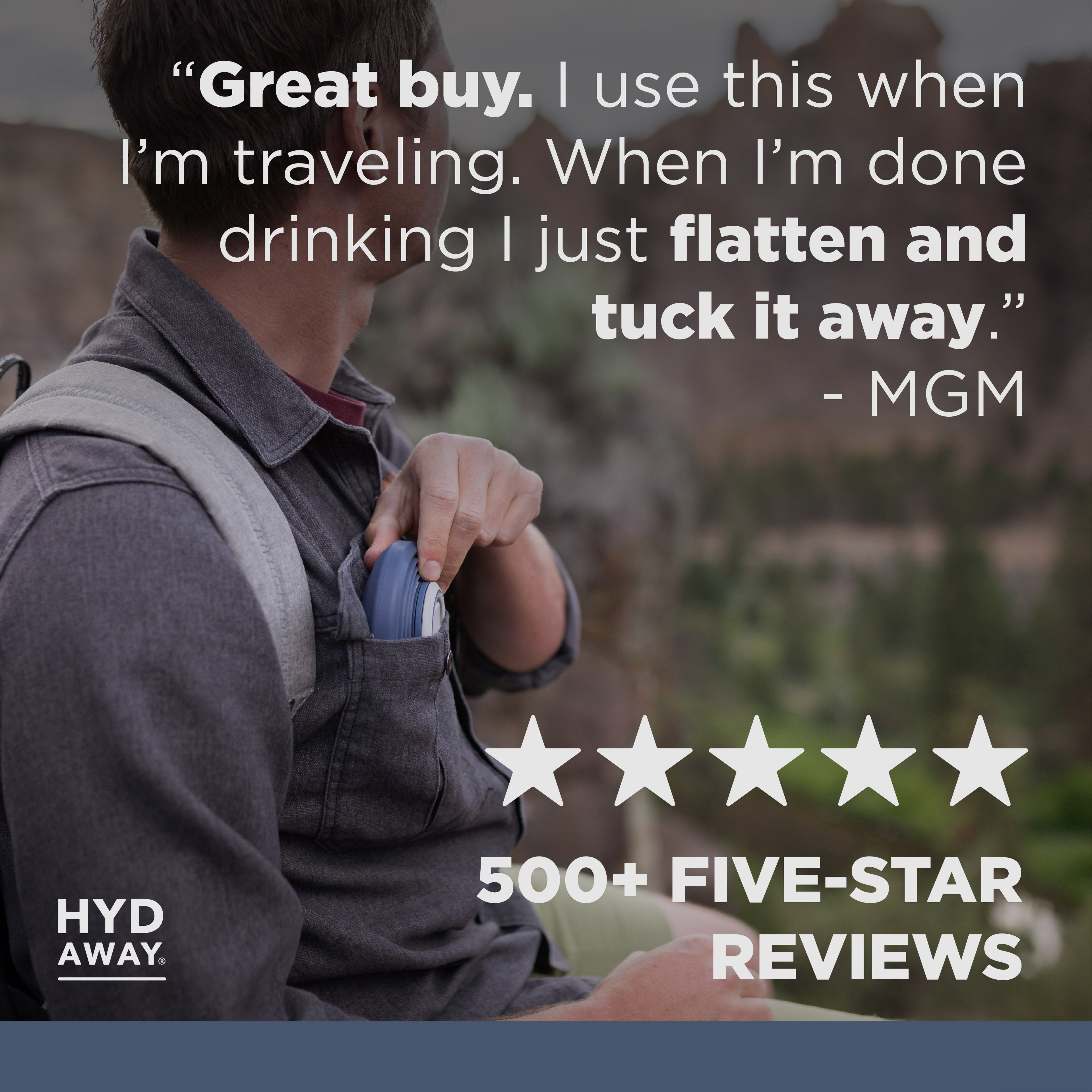 Collapsible Water Bottle | 17oz