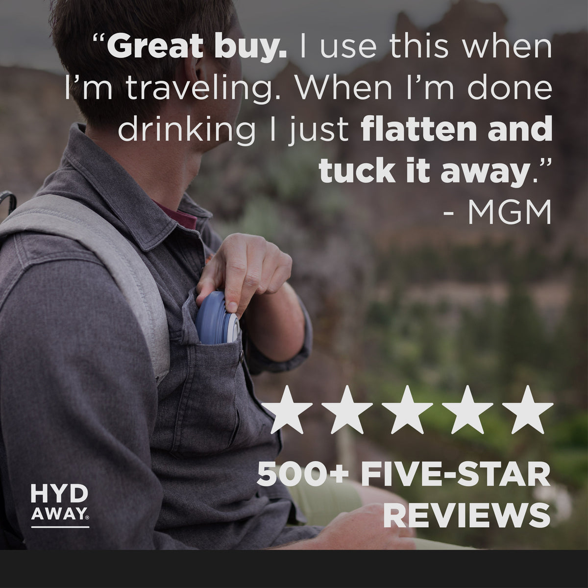 Collapsible Water Bottle | 17oz