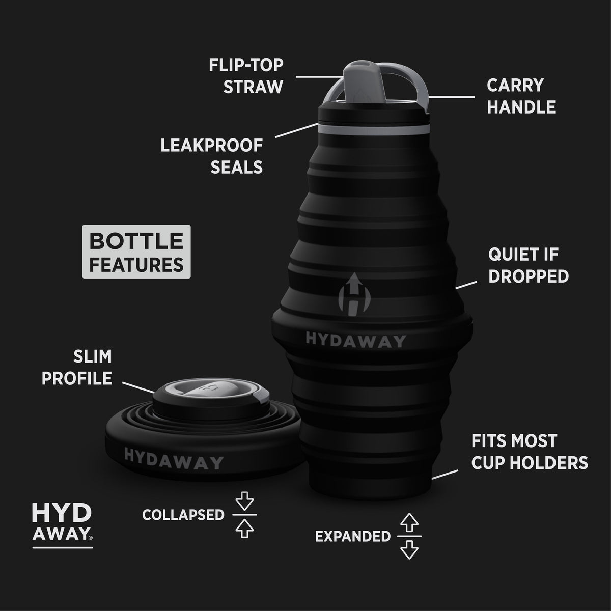 Collapsible Water Bottle | 25oz