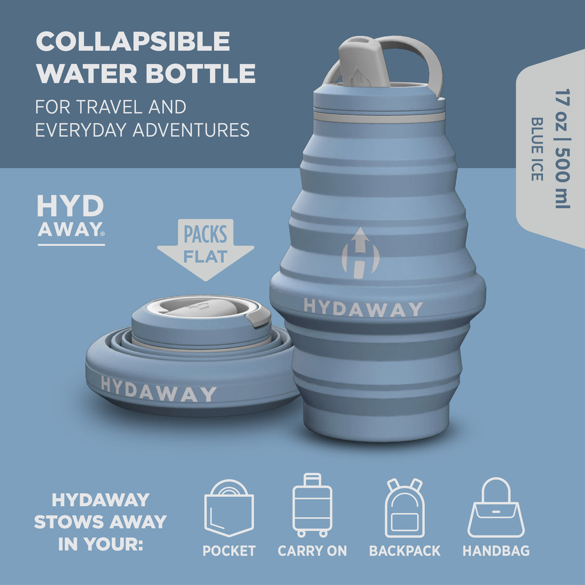 Collapsible Water Bottle | 17oz