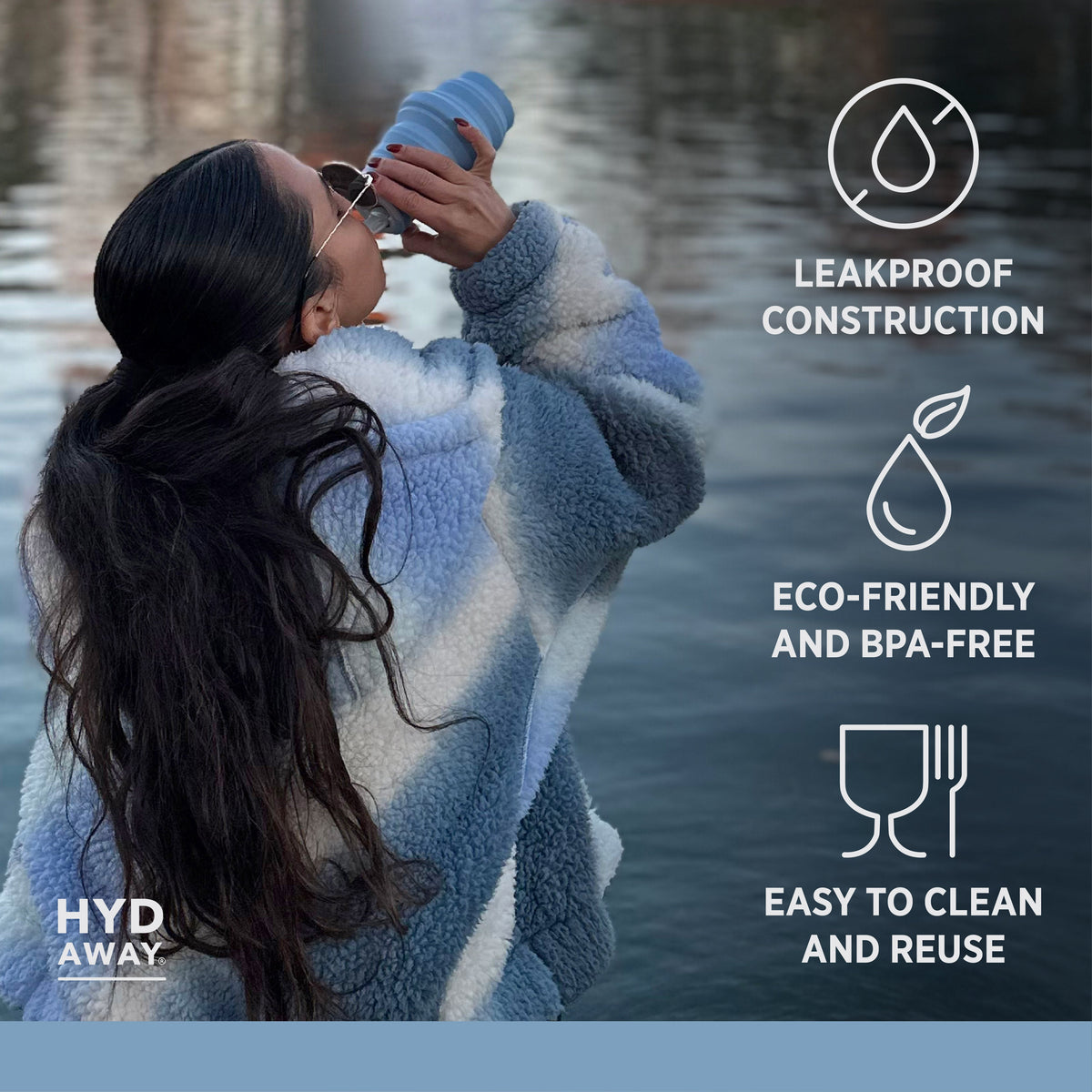 Collapsible Water Bottle | 17oz