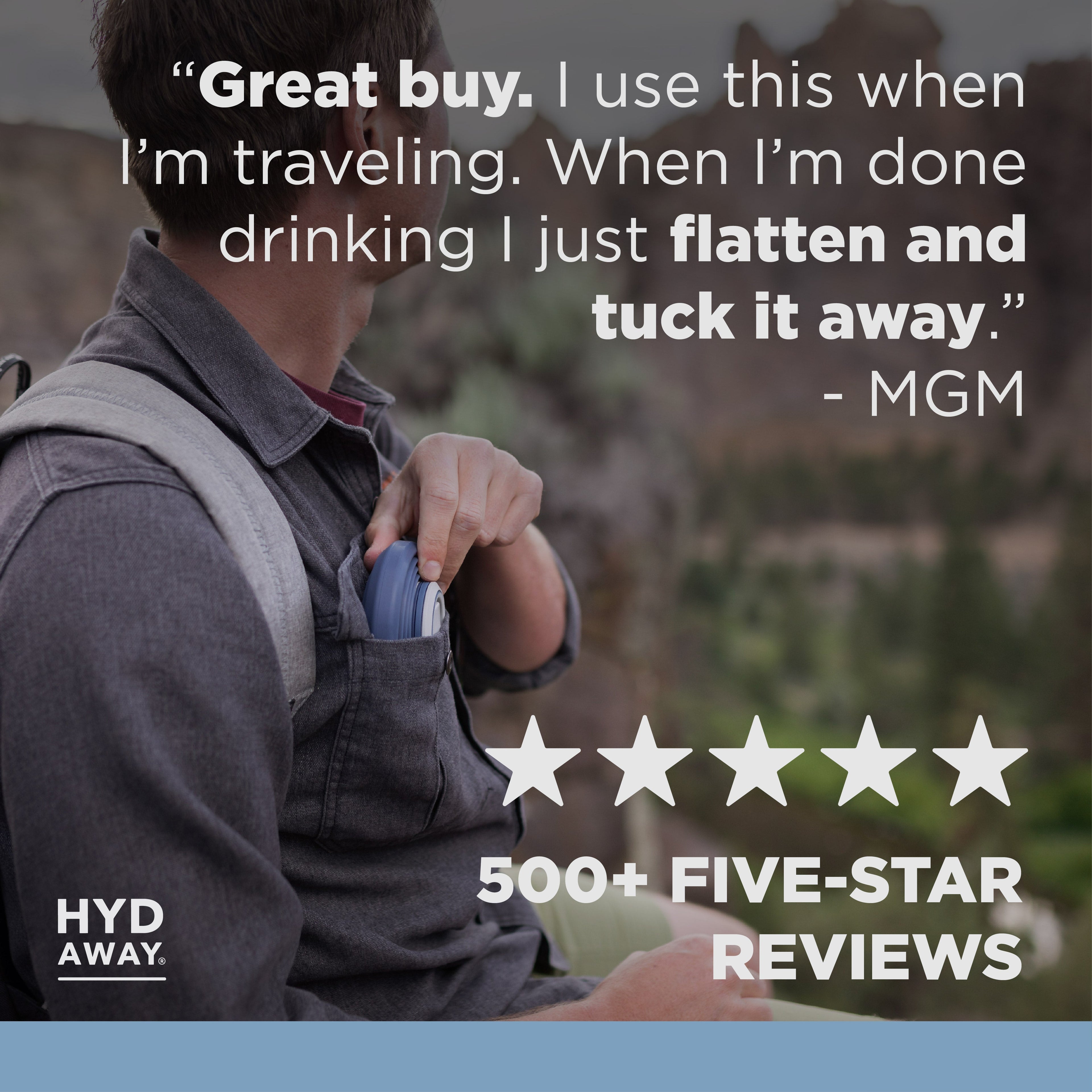 Collapsible Water Bottle | 17oz