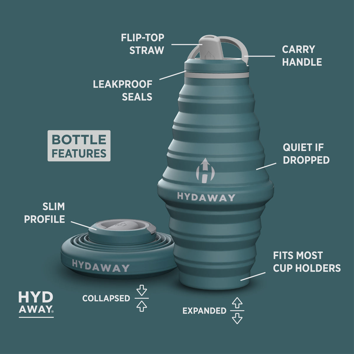 Collapsible Water Bottle | 25oz