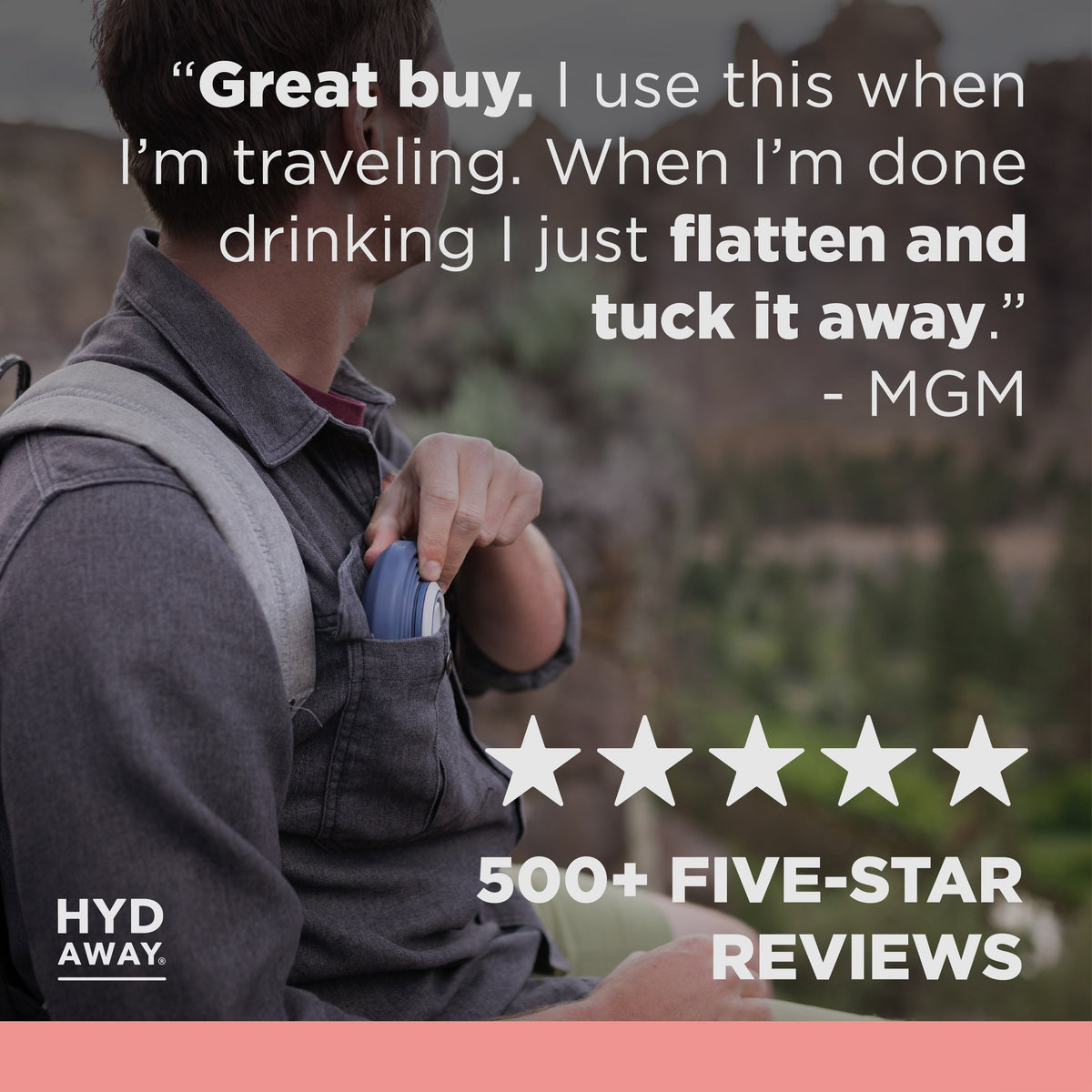 Collapsible Water Bottle | 17oz