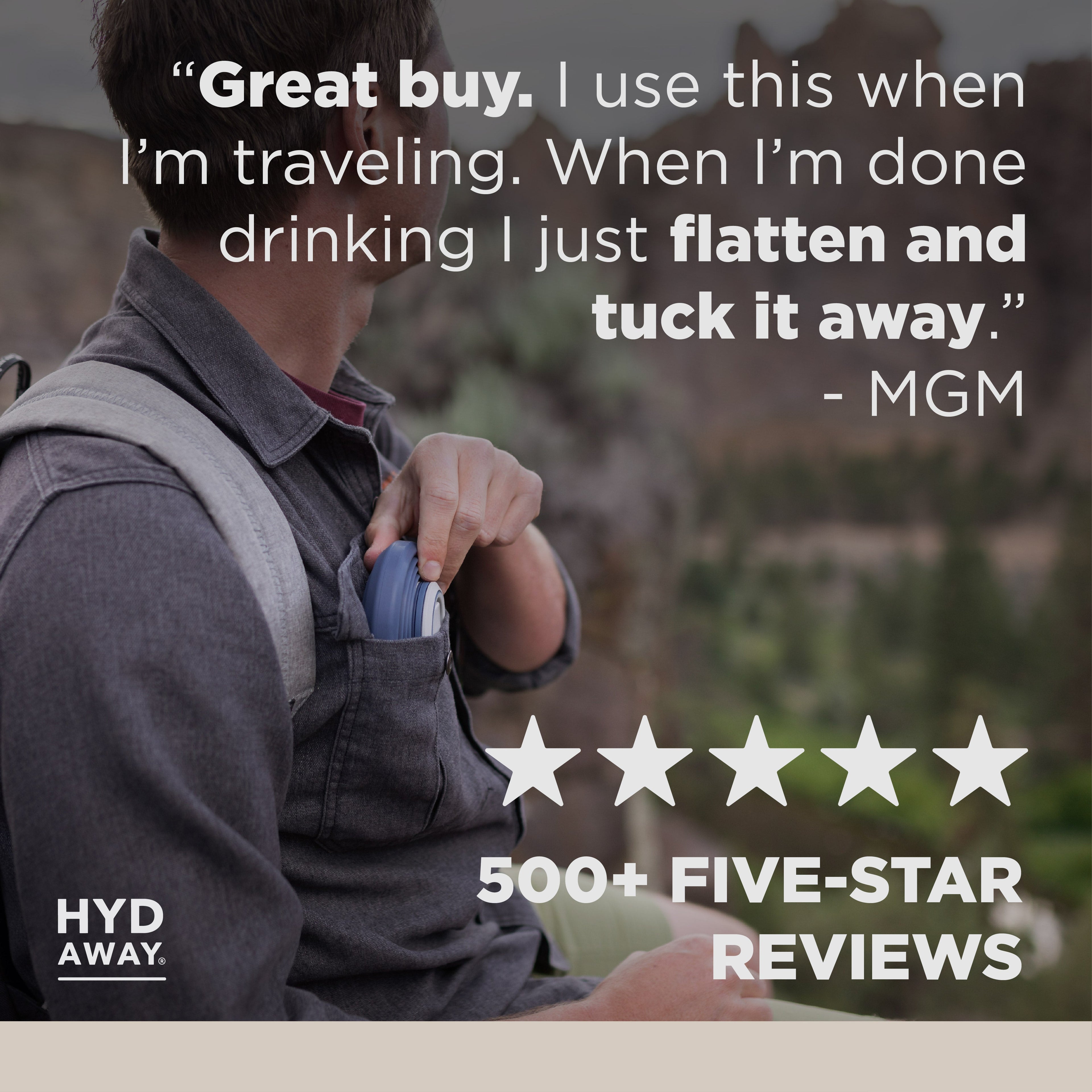 Collapsible Water Bottle | 17oz