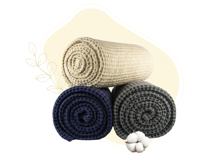 Waffle Weave Throw