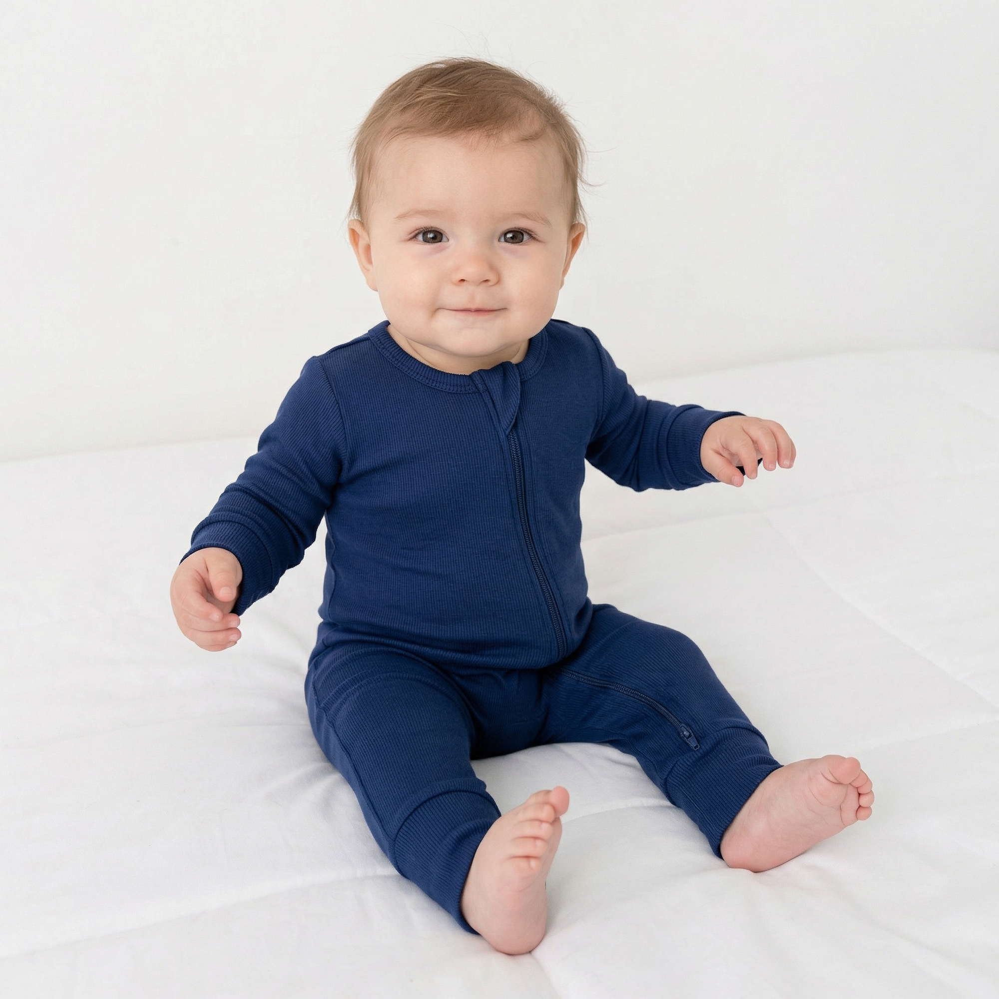 Blue Depths Convertible Footie Pajamas