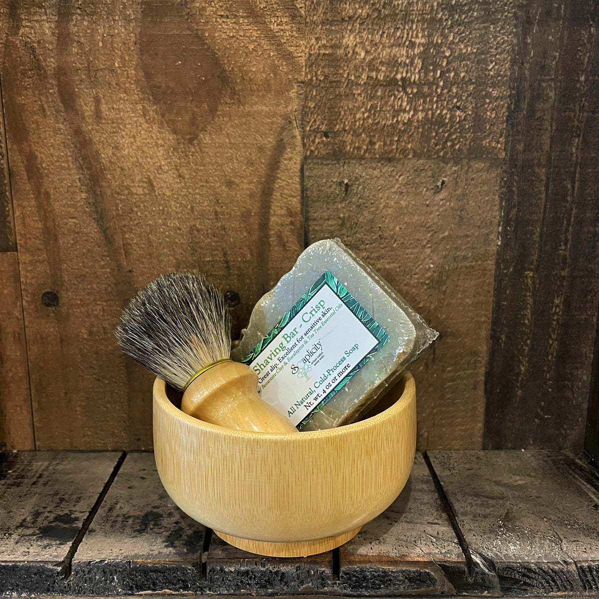 Men's Shaving Sets in Bamboo