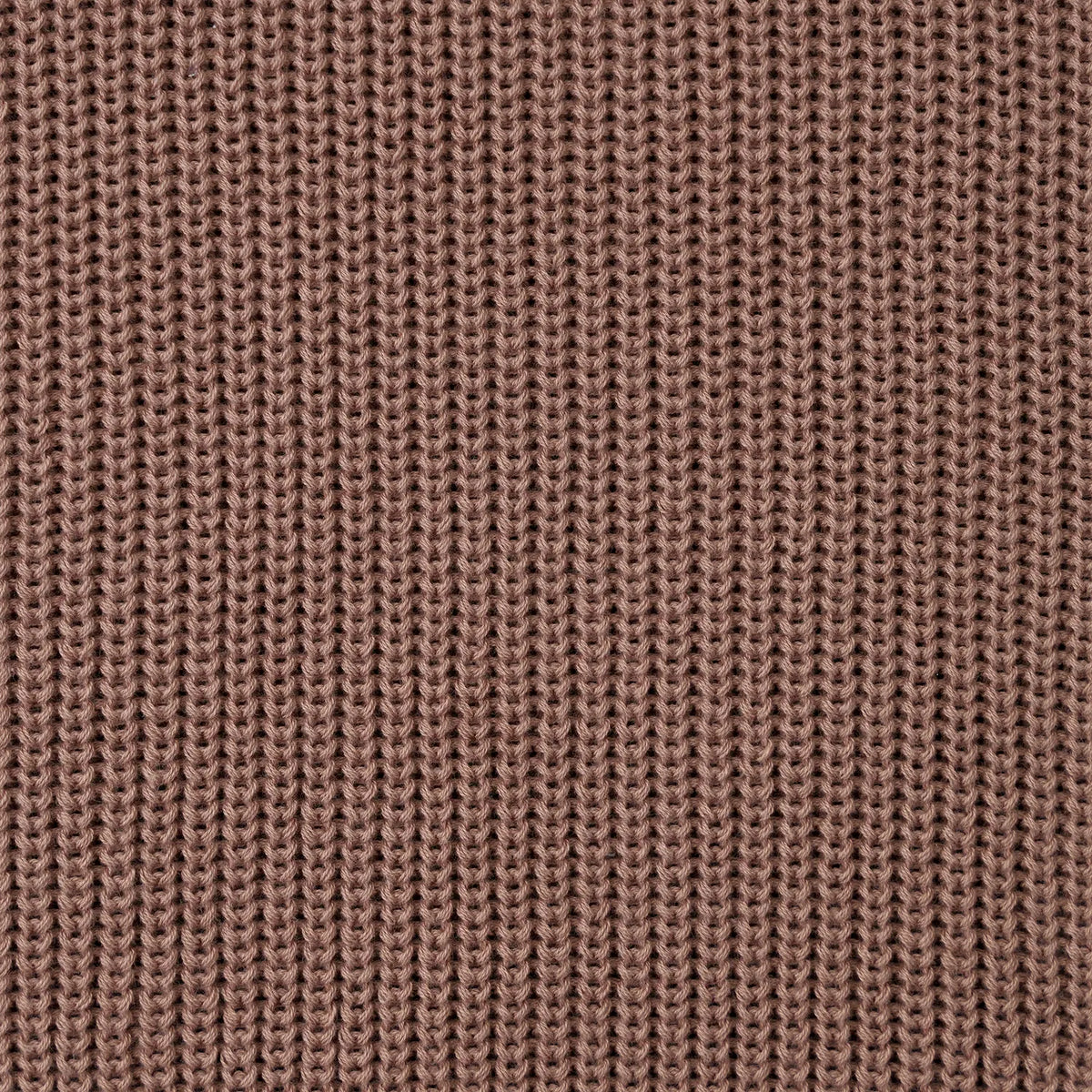 Classic Knit Baby Sweater in Mocha