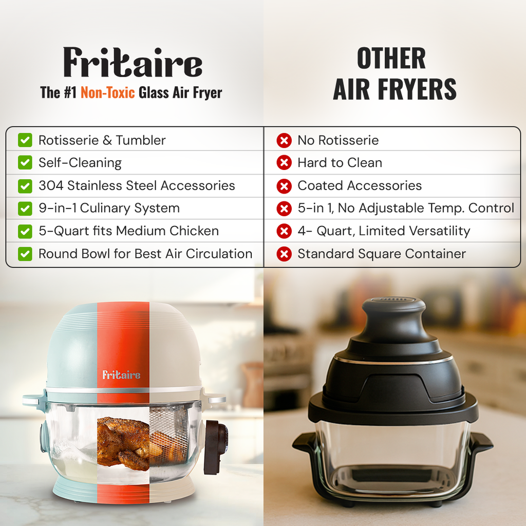 Self-Cleaning Air Fryer™ & Non-Toxic Air Fryer™ - Orange