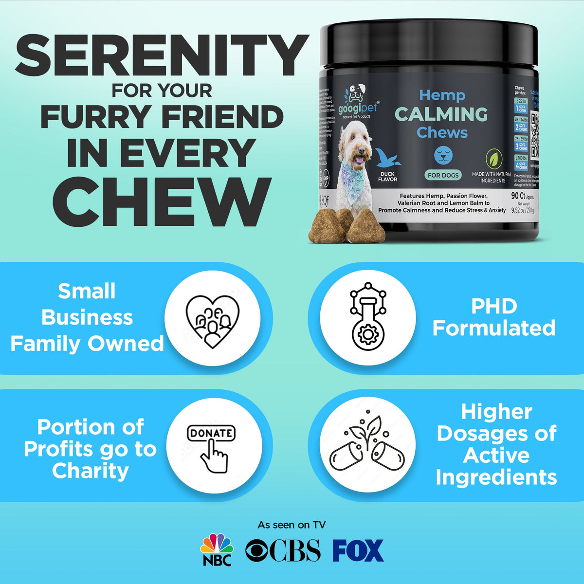 Hemp Calming Chews for Dogs