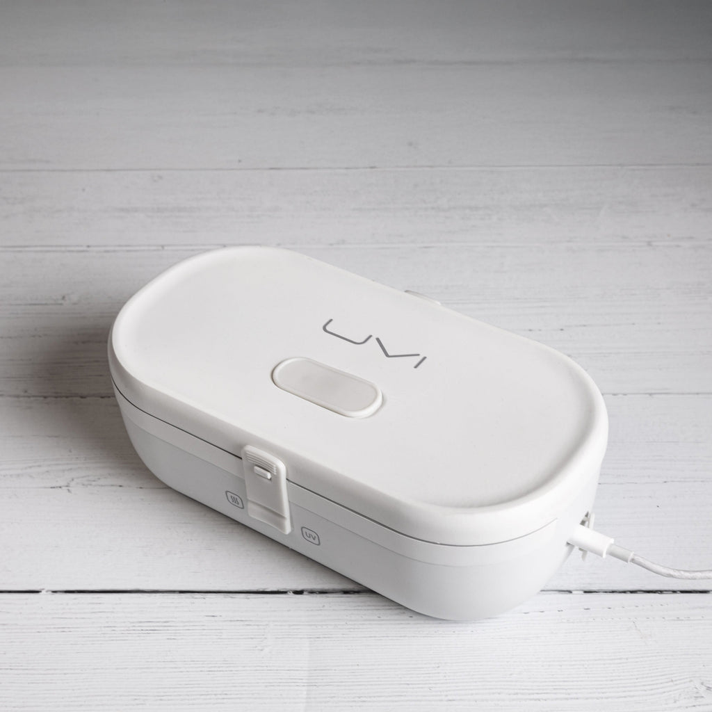 Self-Heating Lunch Box With USB-C Cord and UV LIGHT SANITIZER