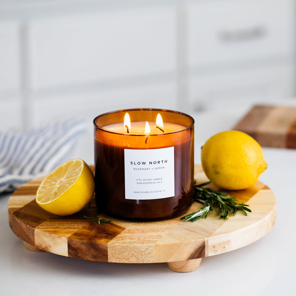 Rosemary + Lemon - Signature 3-Wick Candle
