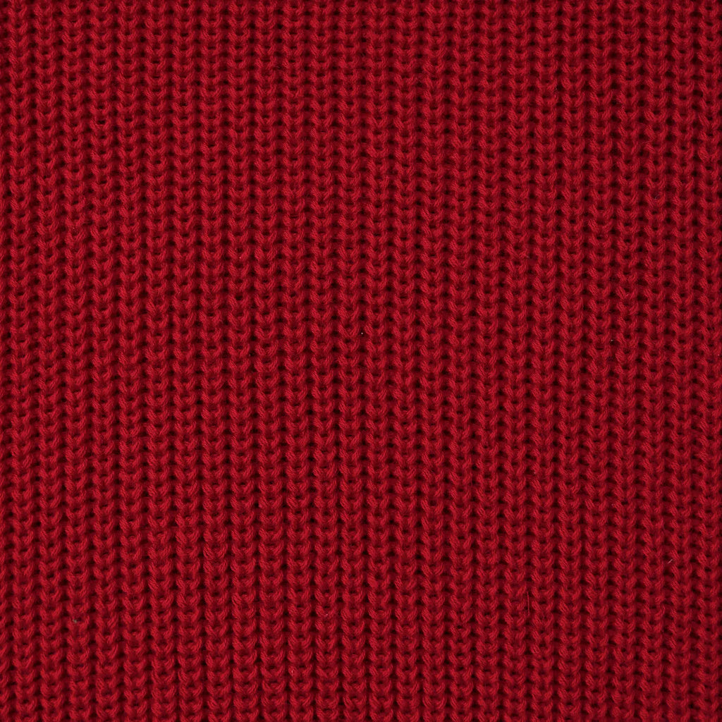 Classic Knit Baby Sweater in Red Xmas