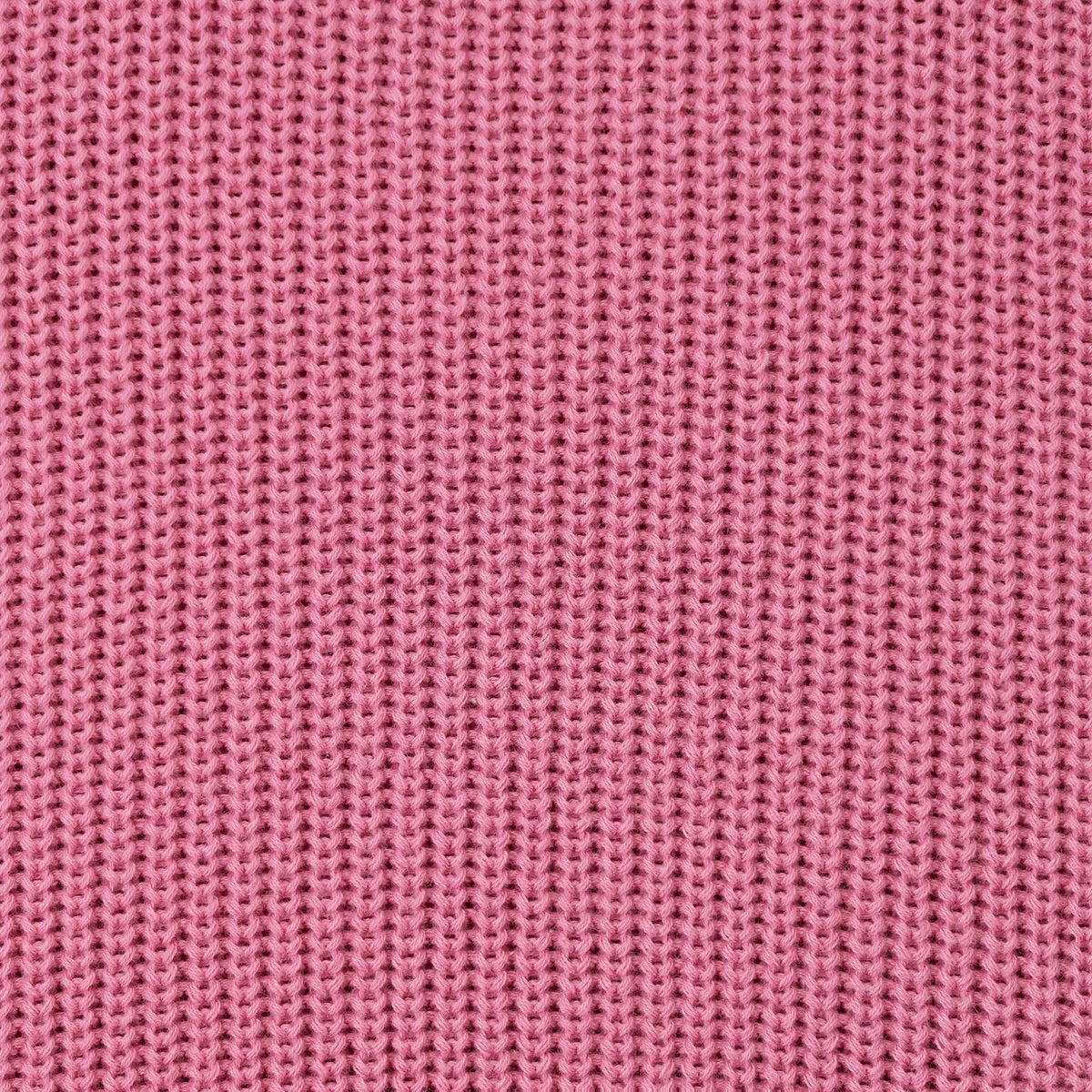 Classic Knit Baby Sweater in Rose Pink
