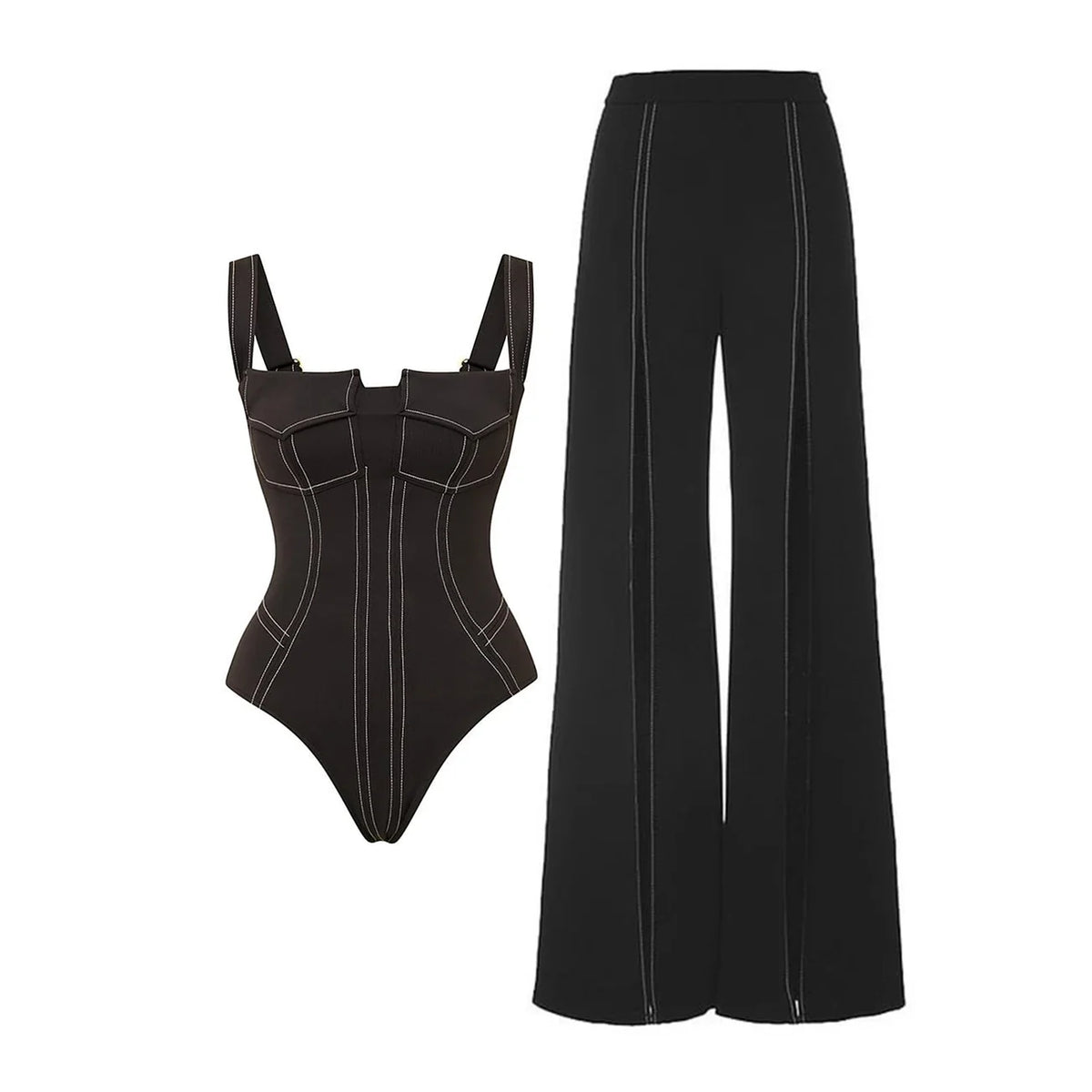 2025 New Arrival Push Up One Piece Swimsuit Ruffle Beach Wear Swimwear Women Wrap Skirt Swimsuit Cover Up Sexy Sarong Plage