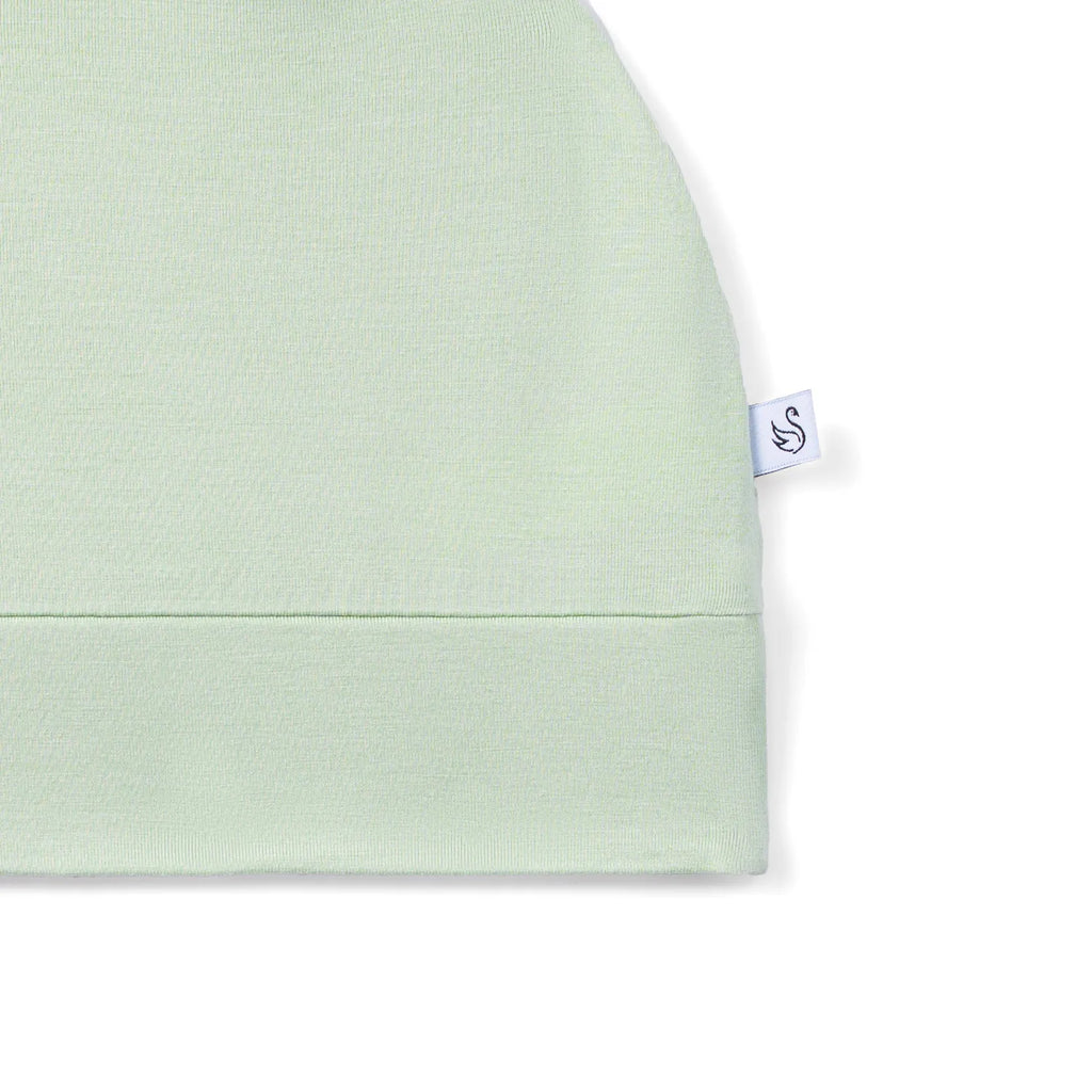 Baby Knotted Cap in Sage Green