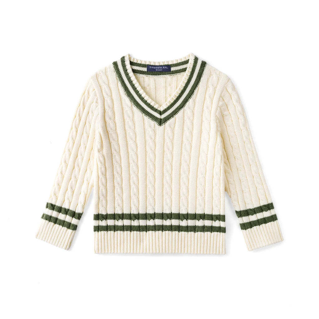 Signature Cable Knit Cricket Kids Sweater