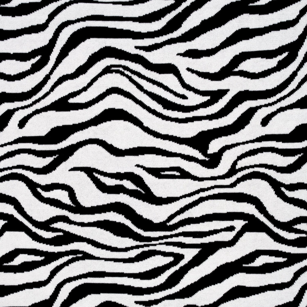 Baby Zebra Jacquard Knit Blanket