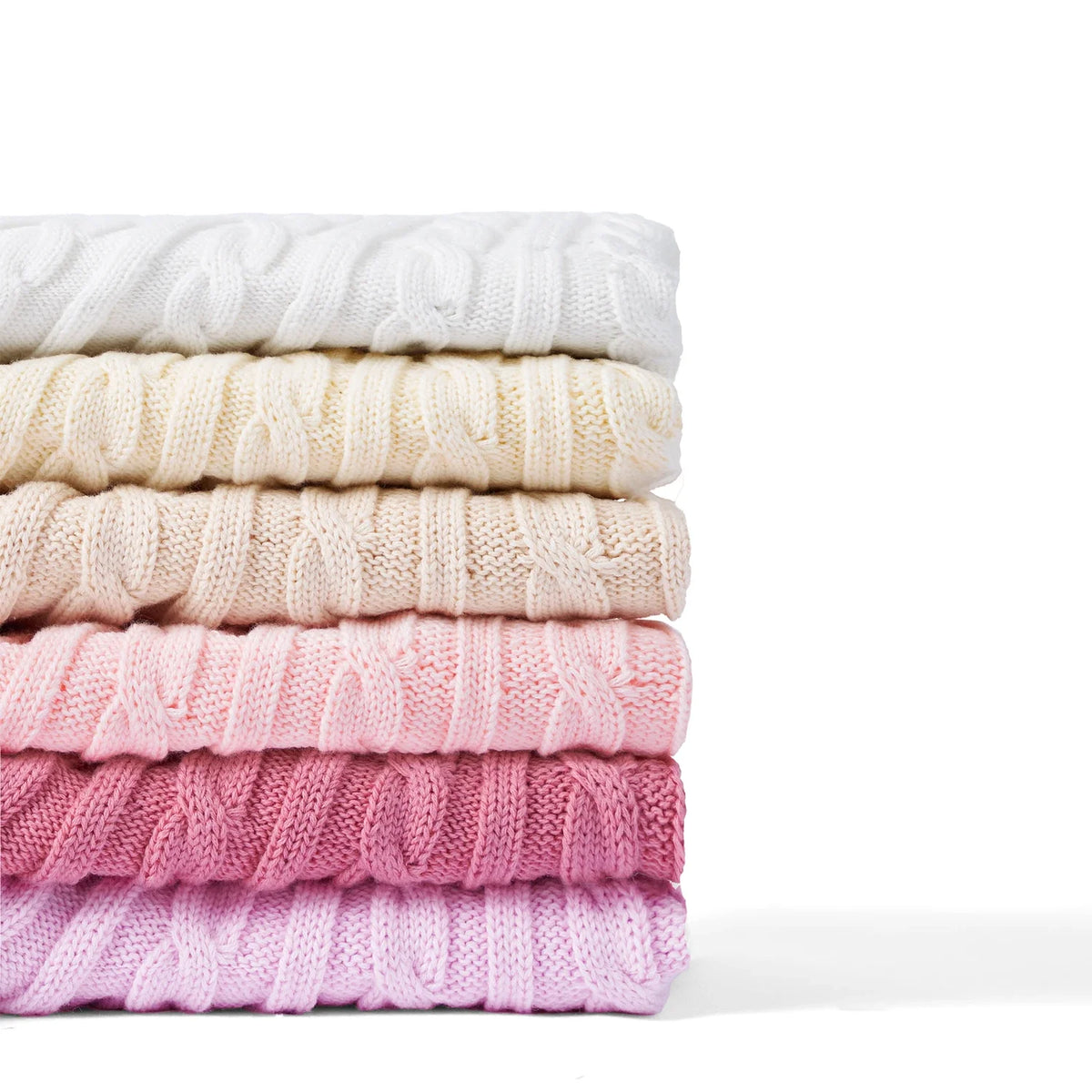 Cable Knit Skirts in Lilac