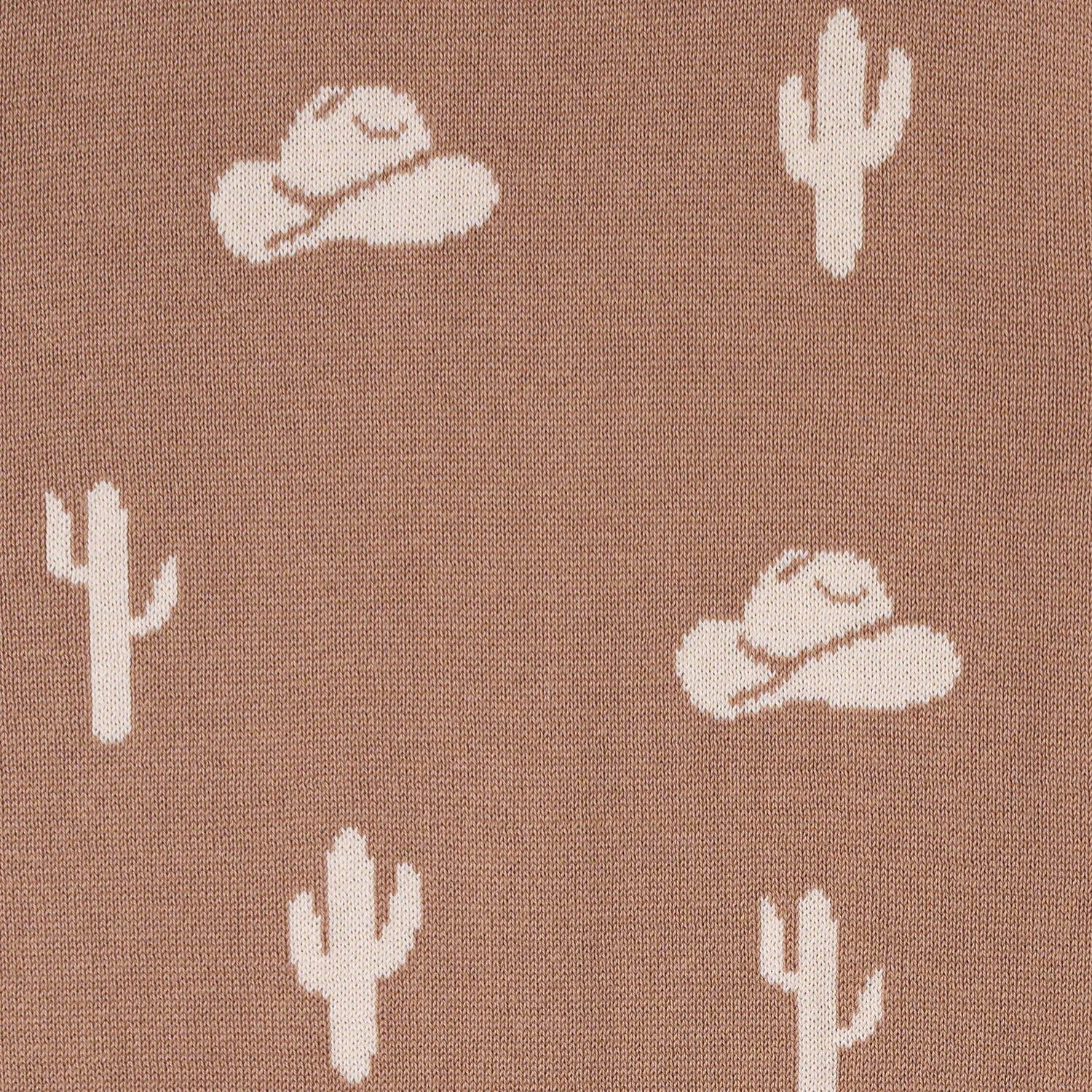 Cactus Knit Long Sleeve Crewneck Sweater