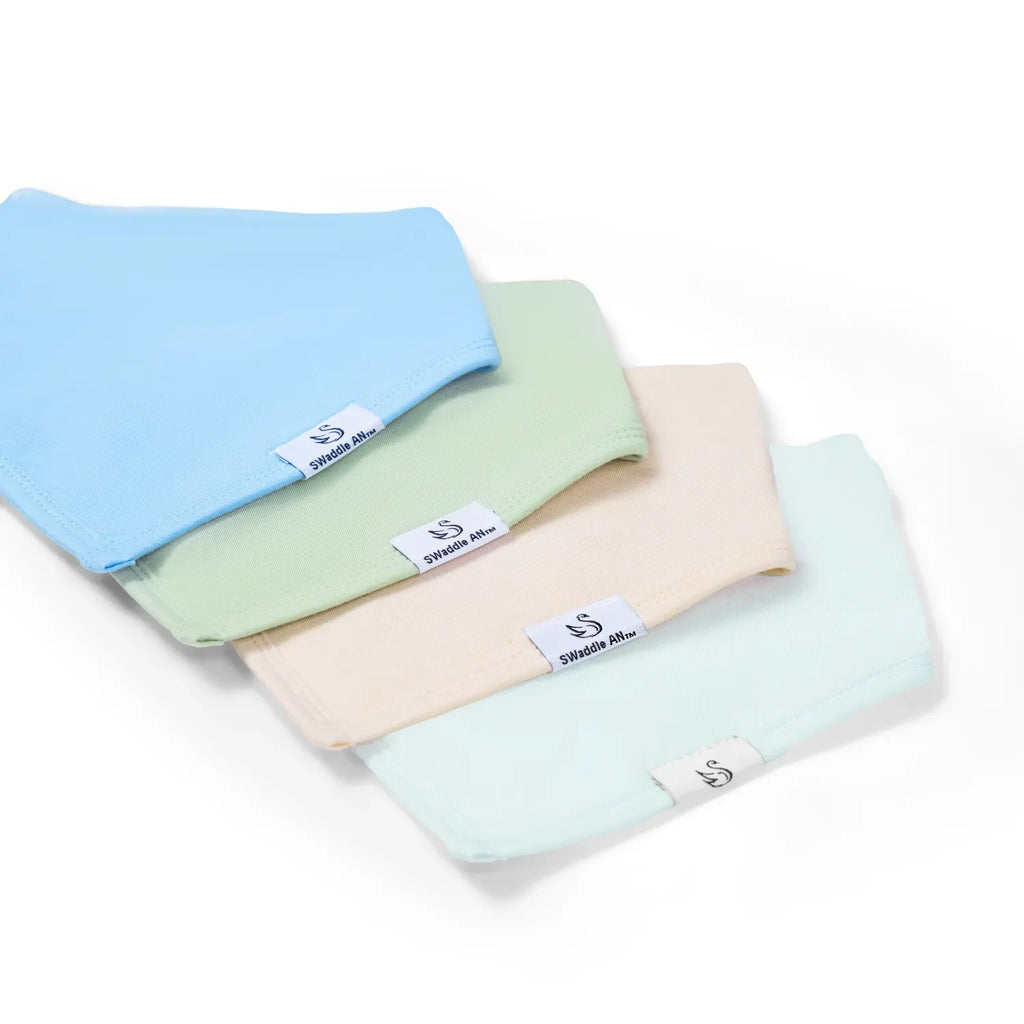 Bamboo Bandana Bibs in Blue Bell