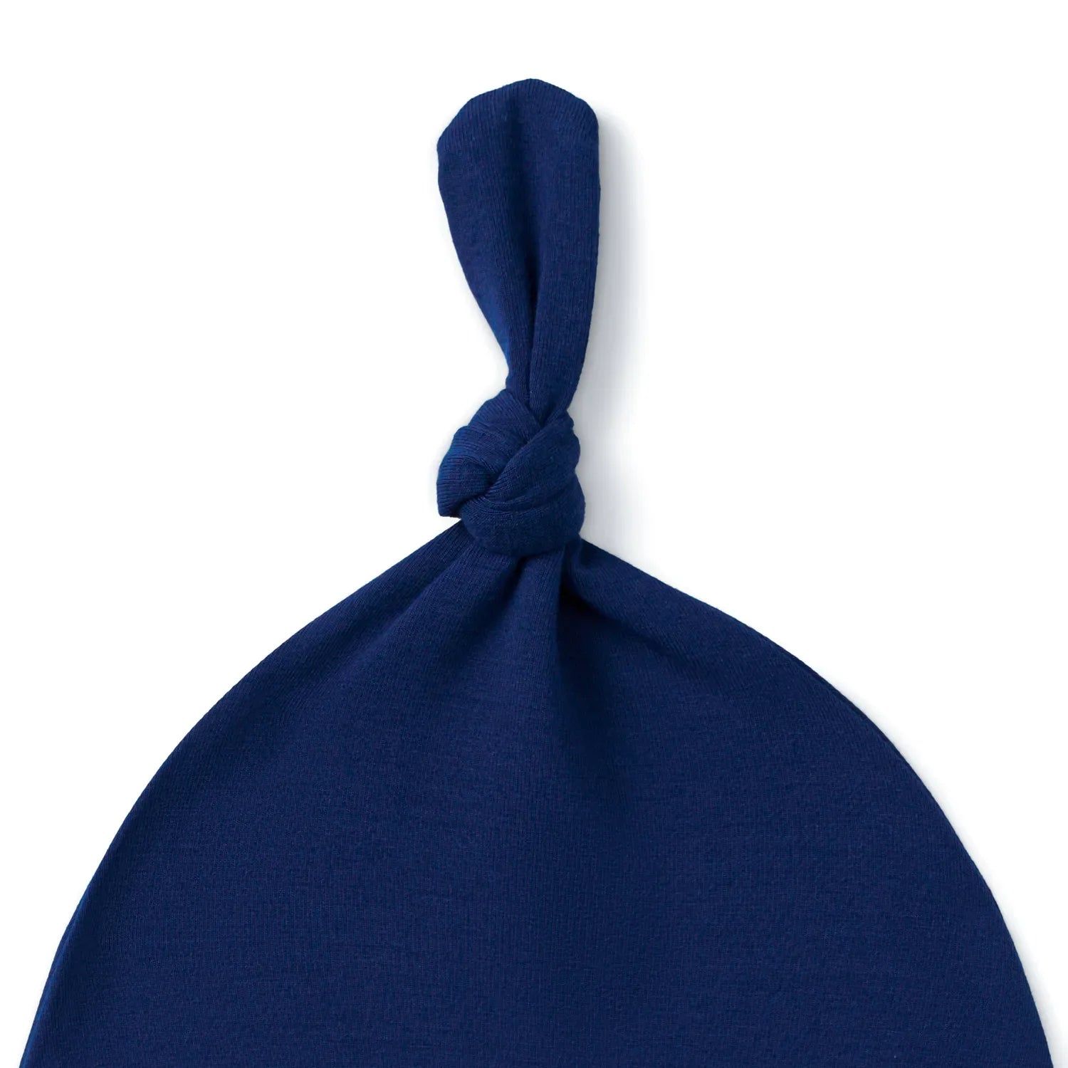Baby Knotted Cap in Blue Depths