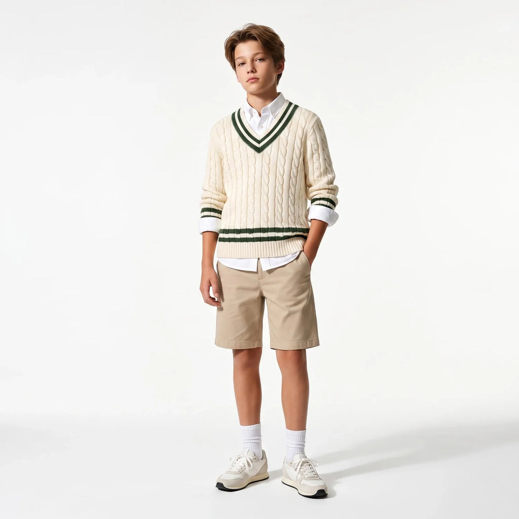 Signature Cable Knit Cricket Kids Sweater
