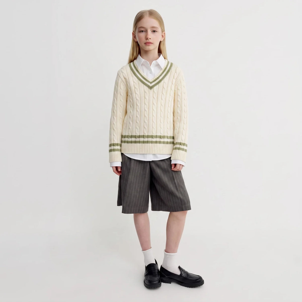 Signature Cable Knit Cricket Kids Sweater