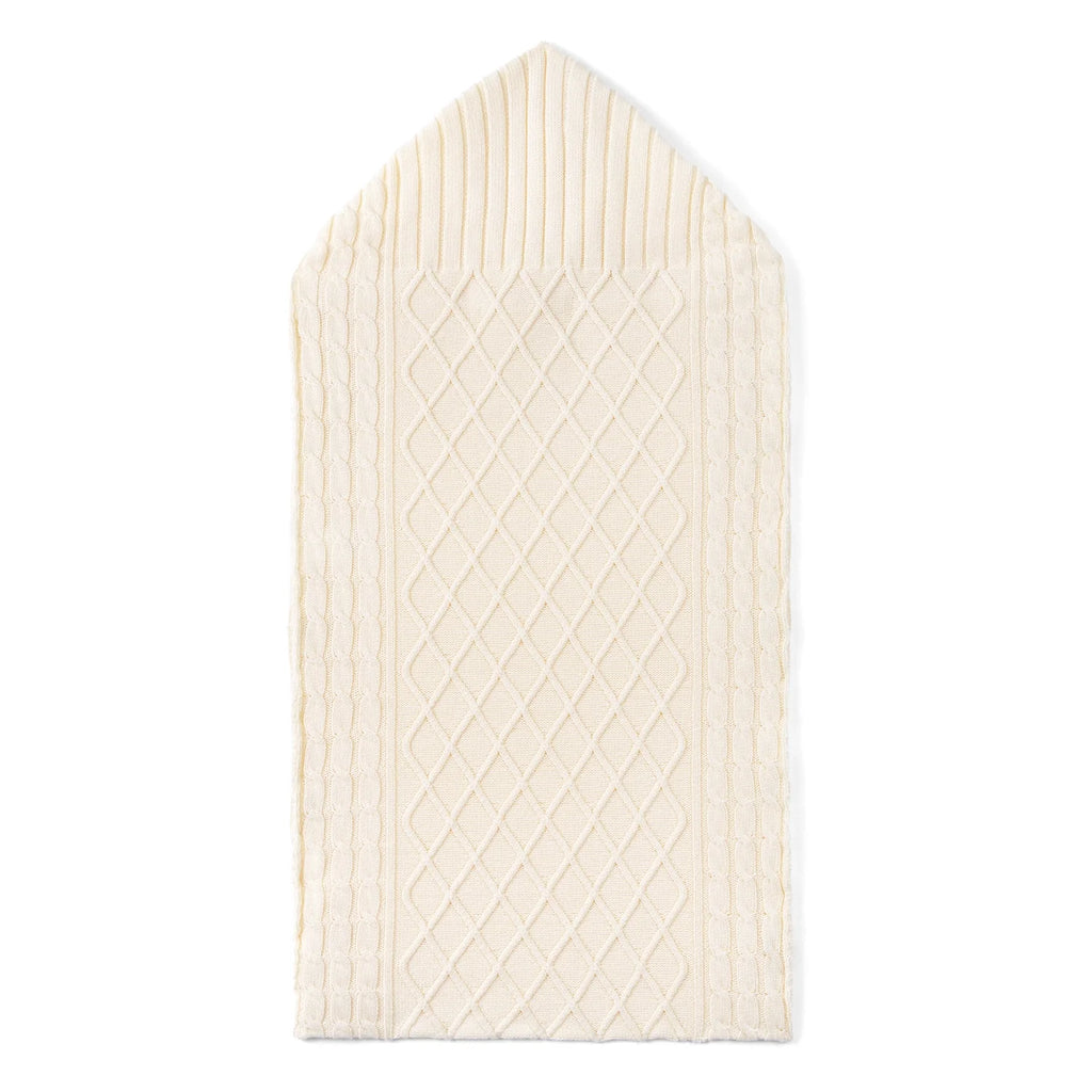 Cable Knit Baby Sleep Sack in Cream