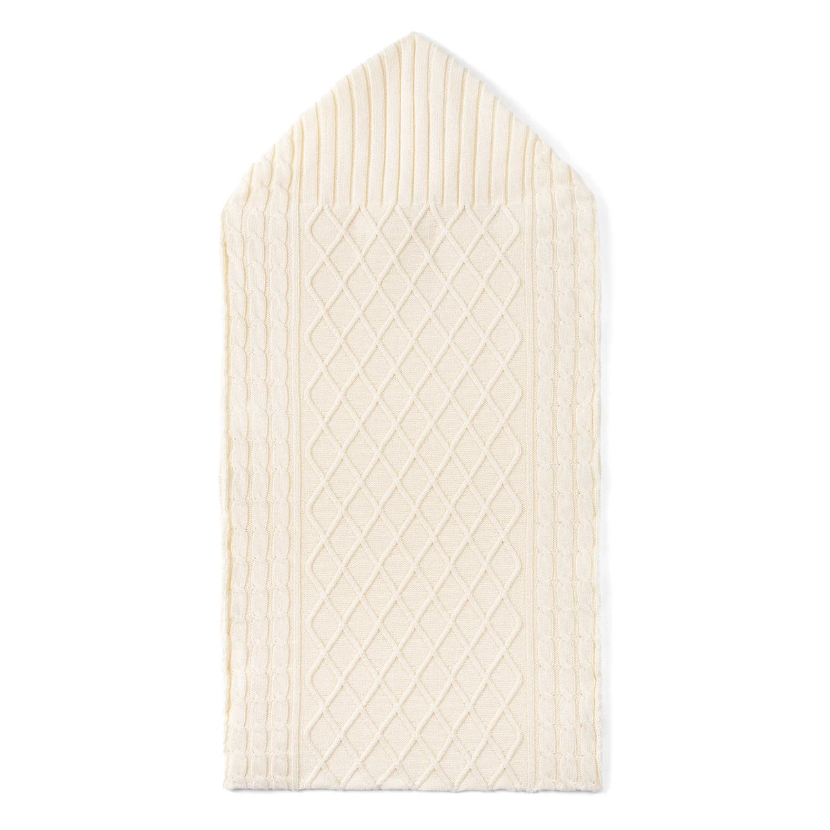 Cable Knit Baby Sleep Sack in Cream