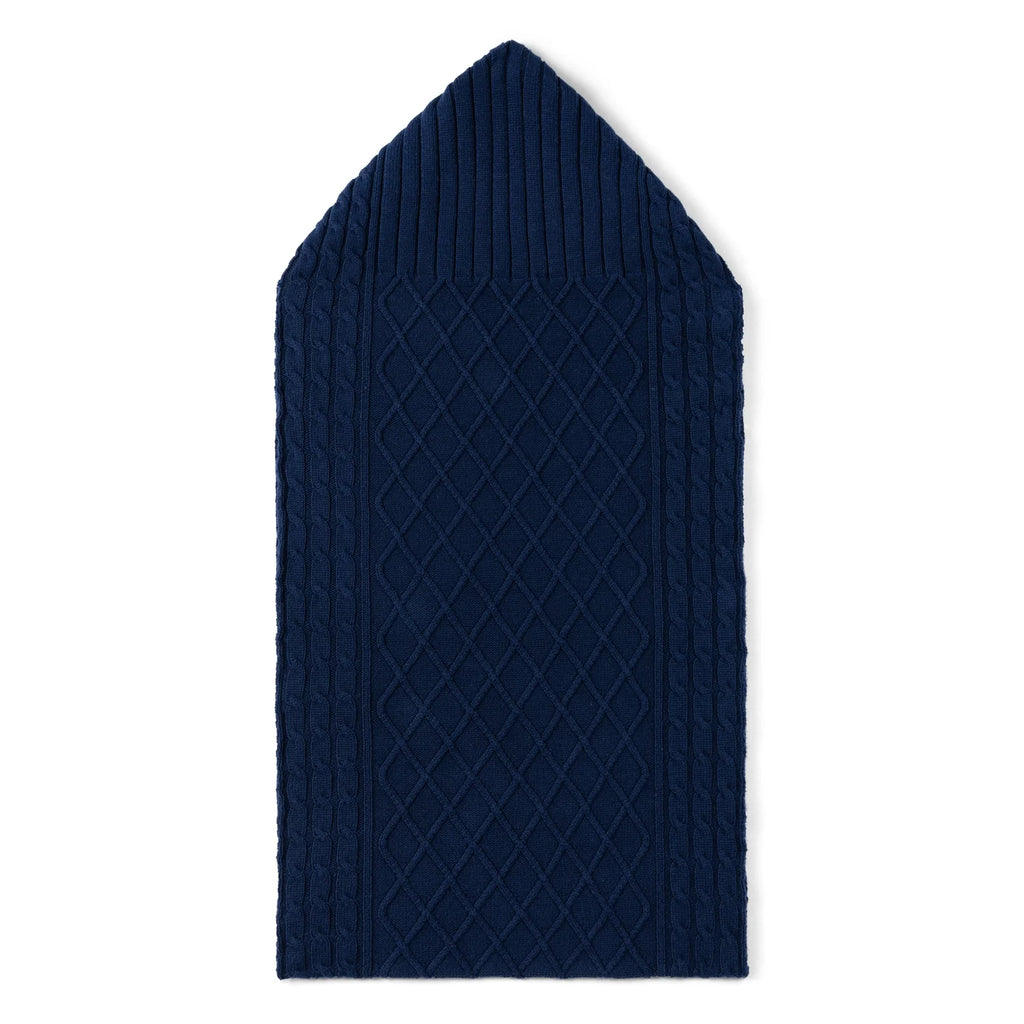 Cable Knit Baby Sleep Sack in Navy