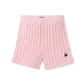 Cable Knit Short in Pink