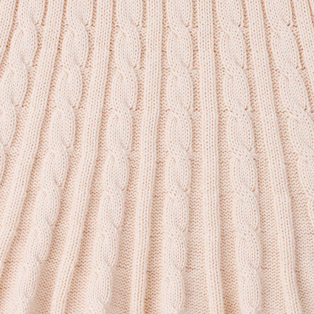 Cable Knit Skirts in Beige