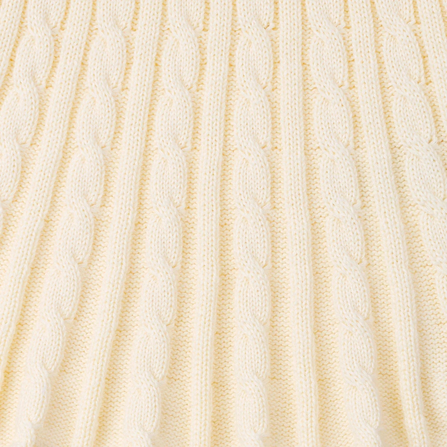 Cable Knit Skirts in Cream