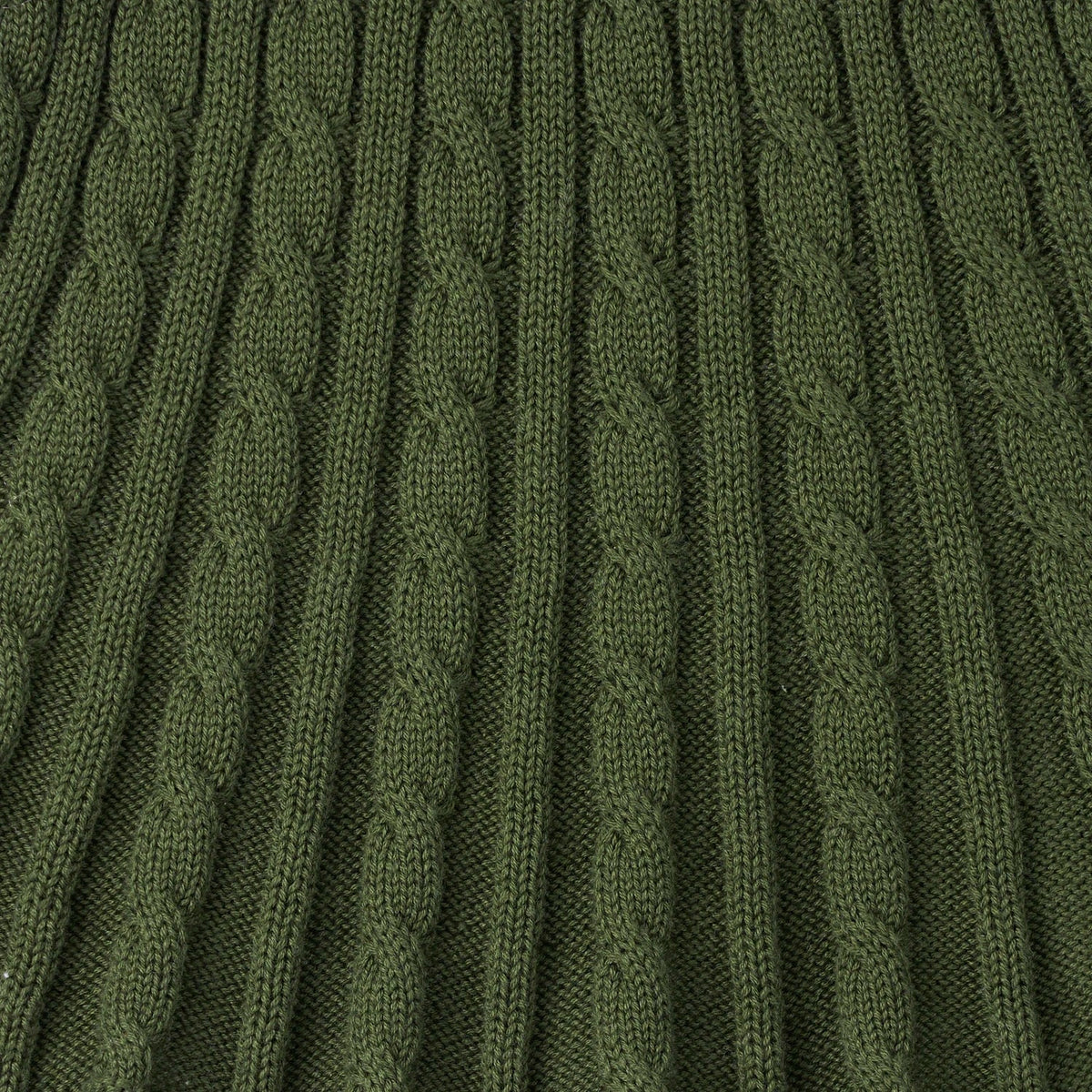 Cable Knit Skirts in Forest Green