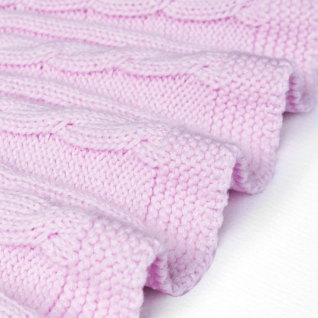 Cable Knit Skirts in Lilac