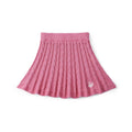 Cable Knit Skirts in Rose Pink