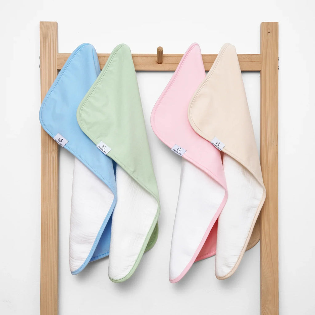 Burp Cloths in Sand