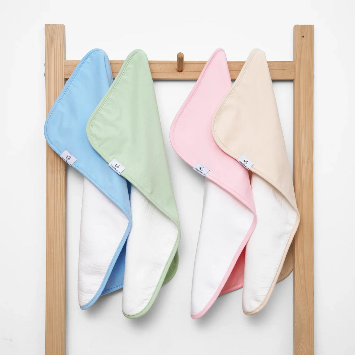 Burp Cloths in Sand