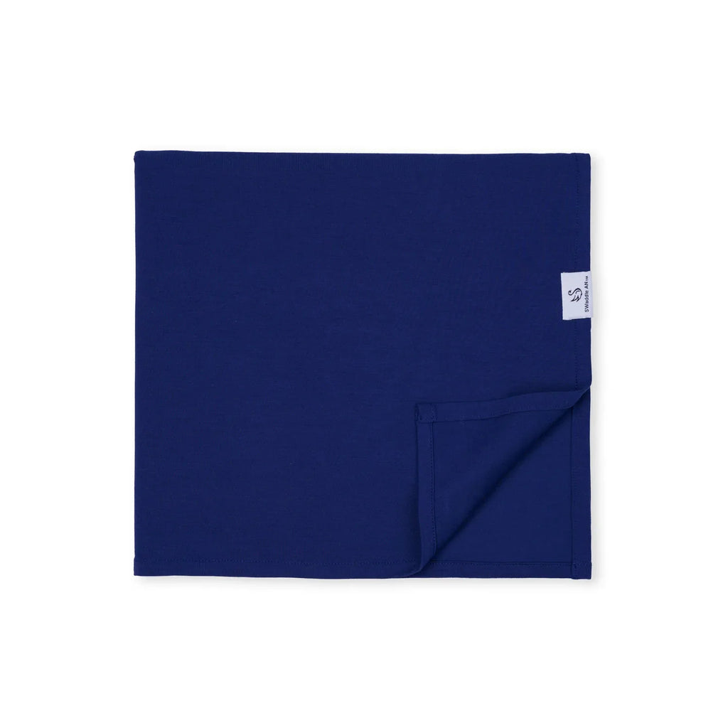 Bamboo Swaddle Blankets in Blue Depths