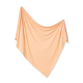 Bamboo Swaddle Blankets in Peach Fuzz