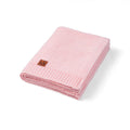 Classic Knit Cotton Baby Blanket in Pink