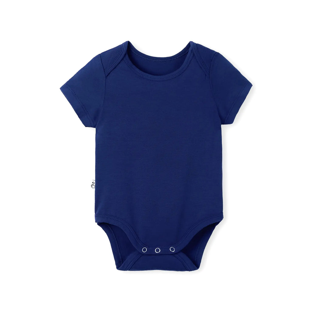 Bamboo Baby Bodysuit in Blue Depths