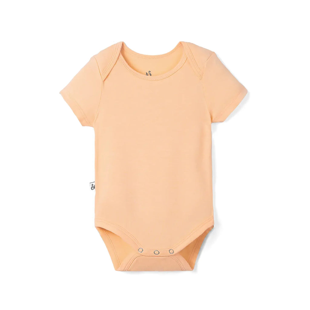Bamboo Baby Bodysuit in Peach Fuzz