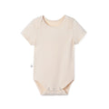 Bamboo Baby Bodysuit in Sand