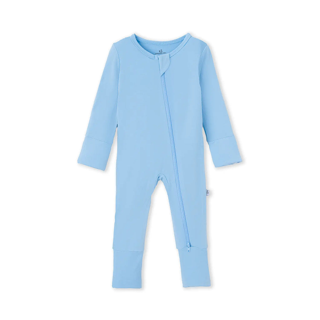 Convertible Footie Pajamas in Blue Bell